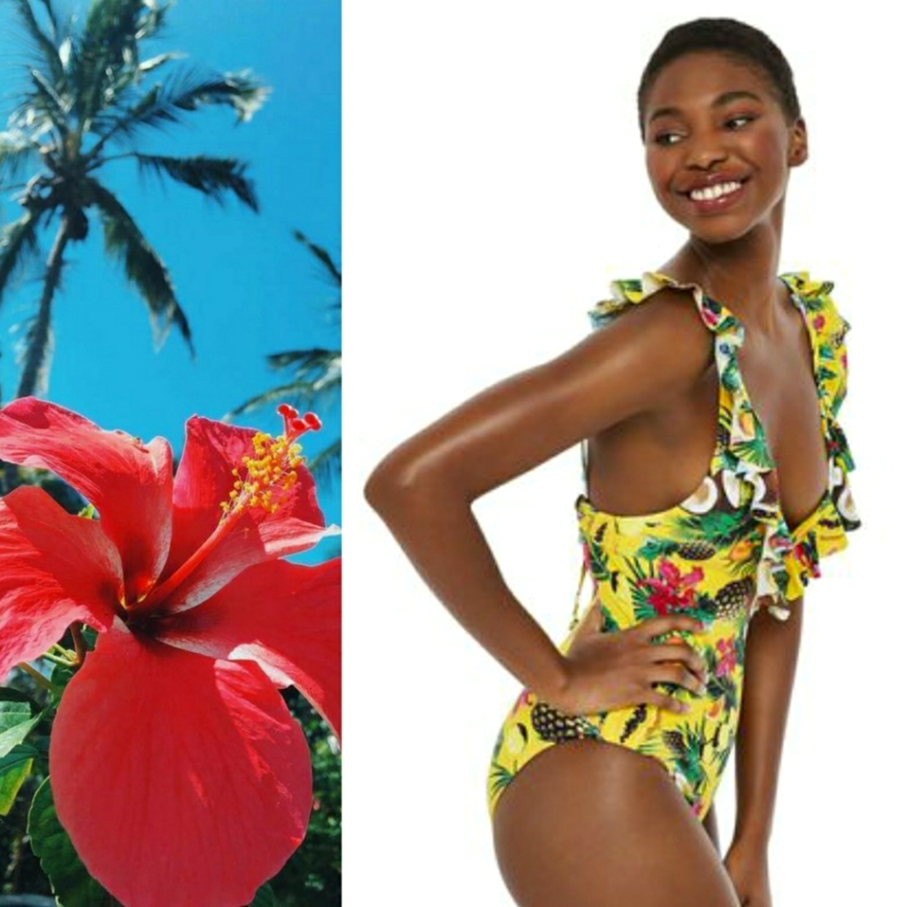 🍍Tropical One Piece Swim Suit